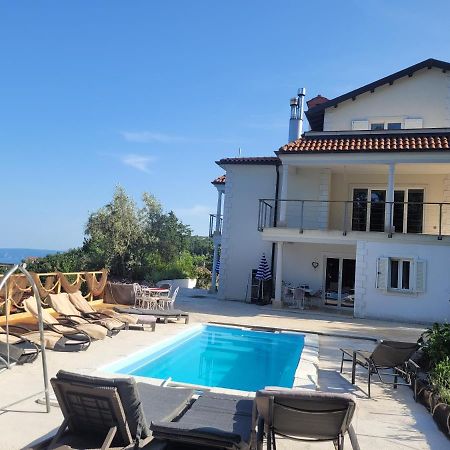 Ferienwohnung Mit Pool Kroatien Mit Meerblick Und Pool 로브란 외부 사진