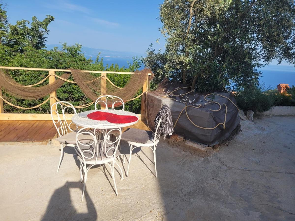 Ferienwohnung Mit Pool Kroatien Mit Meerblick Und Pool 로브란 외부 사진