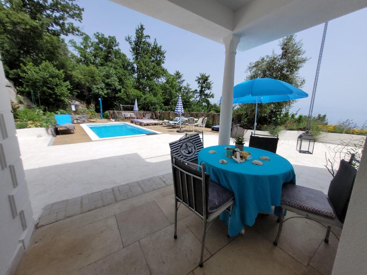 Ferienwohnung Mit Pool Kroatien Mit Meerblick Und Pool 로브란 외부 사진