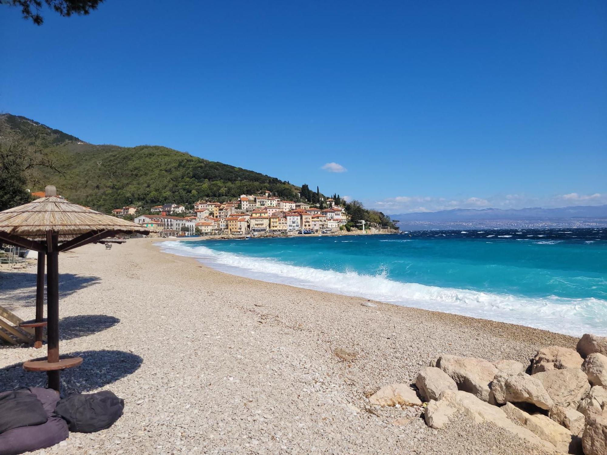 Ferienwohnung Mit Pool Kroatien Mit Meerblick Und Pool 로브란 외부 사진